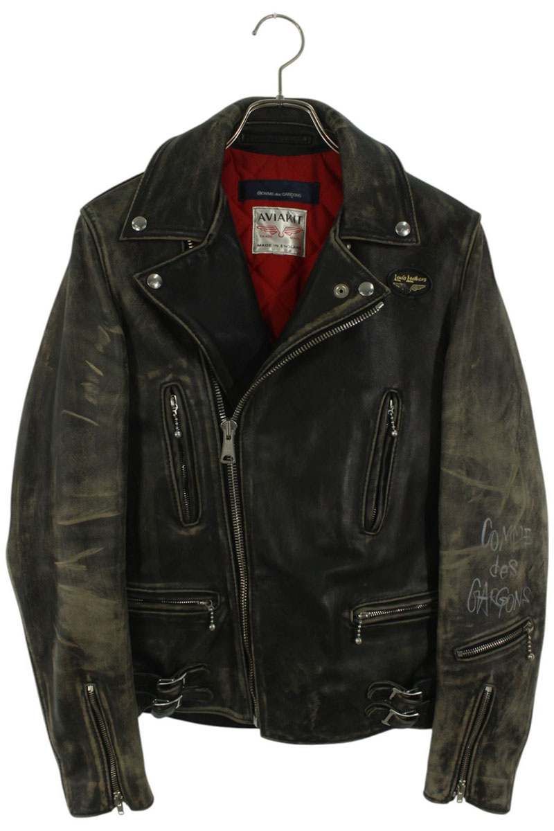 ジュンヤワタナベ コムデギャルソン × ルイスレザー　レディース　ライダース ジュンヤワタナベコムデギャルソン × Lewis Leathers ルイス