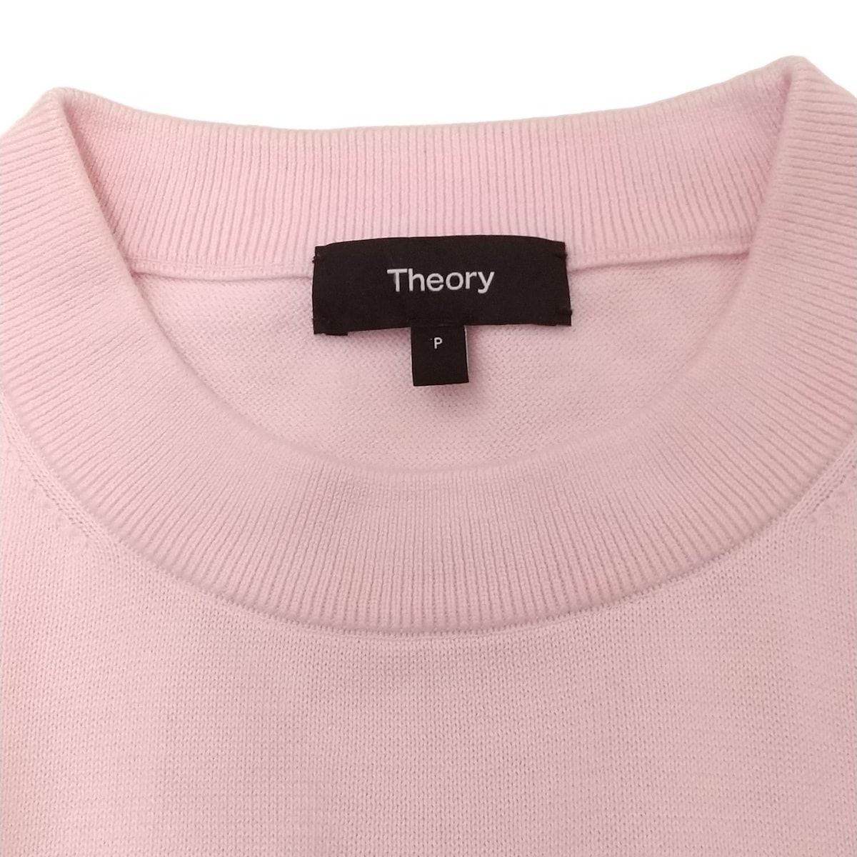 theory(セオリー)ボーダー薄手ニット(サイズS)(ピンク×ピンクベージュ/ネイビー×ホワイト)(送料無料) ZARA ザラ ざっくり編み ニット セーター ボーダー 長袖 丸首