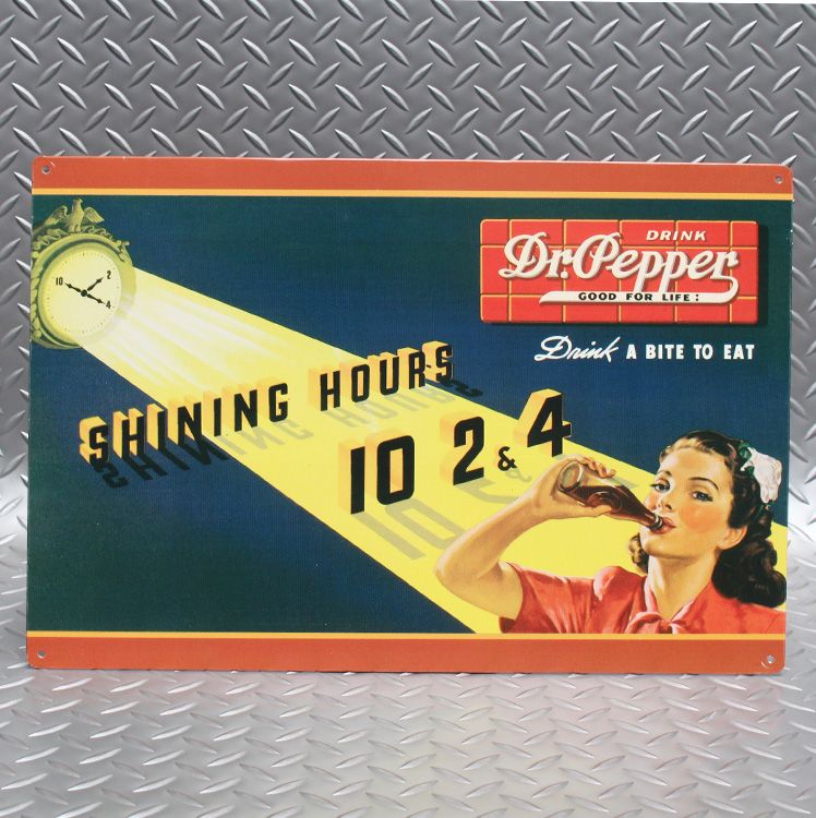 Pepper ドクターペッパー Dr 看板 ヴィンテージ USA ドクターペッパー