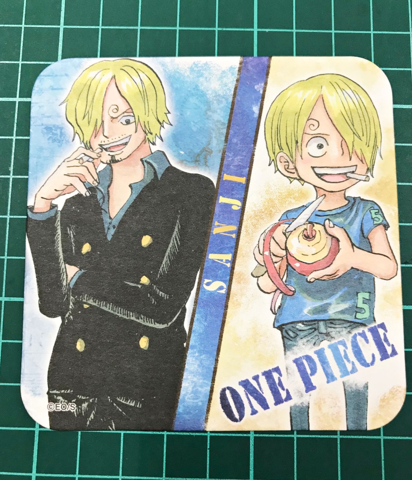 ジャンプ展　ファン感謝デー　ワンピース サンジ 33. サンジ ワンピース アートコースター～航海の軌跡～ 週刊