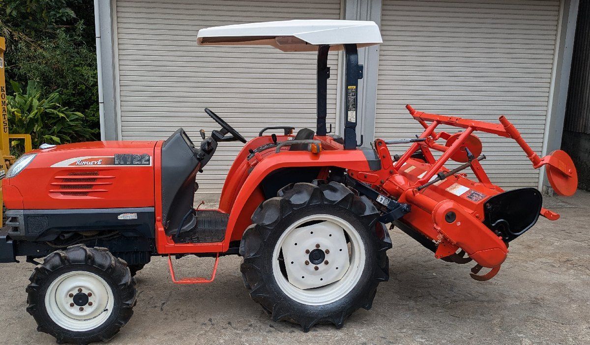 鹿児島発 クボタ 22馬力トラクターT22 パワステ モンローオート 約724時間