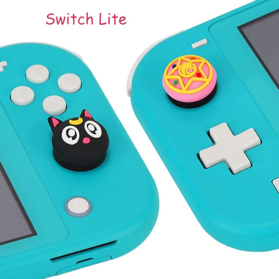 Switch スティックカバー 4個セット セーラームーン 黒猫 ルナ - メルカリ