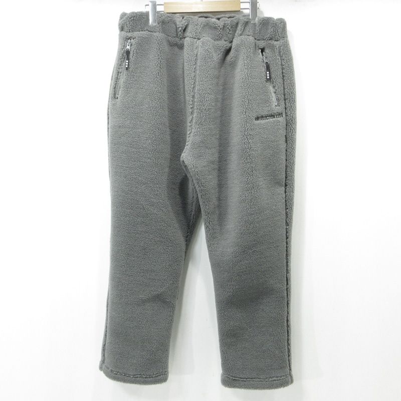 三重本店 GOD SELECTION XXX ゴッドセレクショントリプルエックス FLEECE PANTS ロゴ刺繍イージーフリースパンツ GX-A24-PT-04 グレー サイズ XL 107