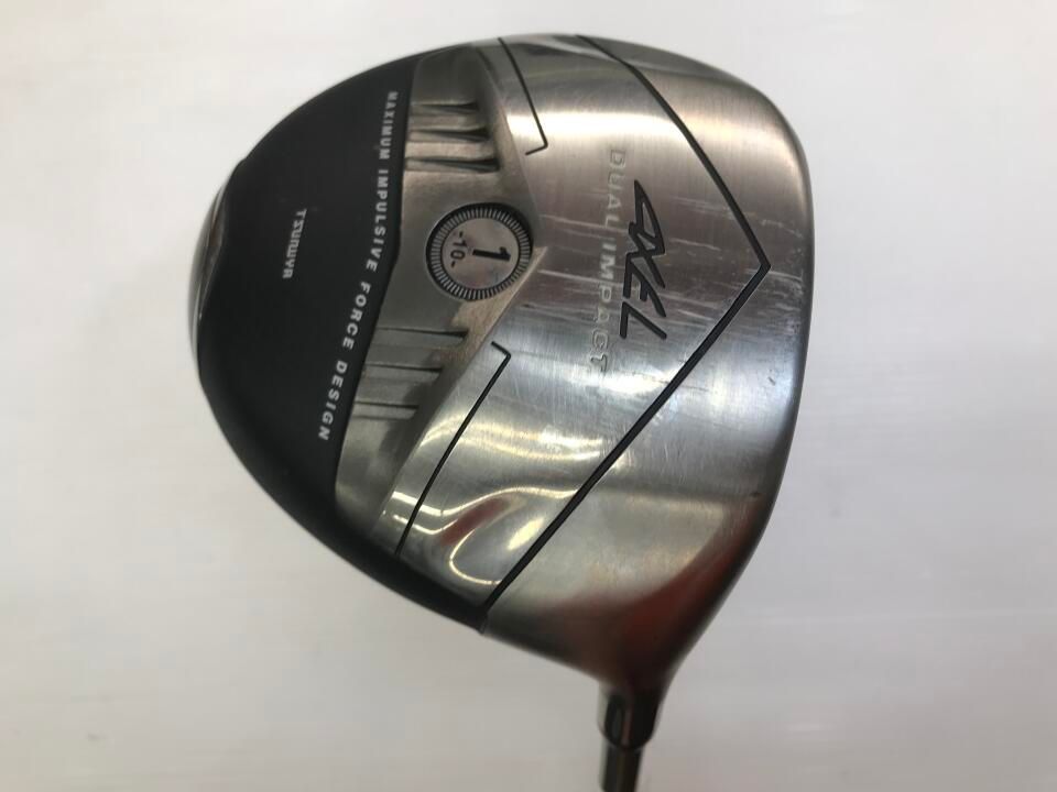 ツルヤ アクセル ドライバー ZX HM AXEL ZX HM 1W フレックスR 中古 C