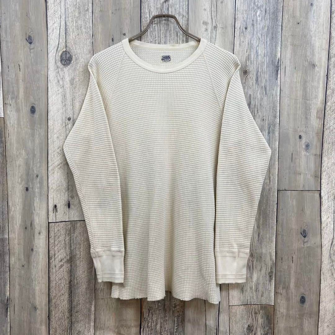 TENDERLOIN 美品 テンダーロイン サーマル ロンT L アイボリー