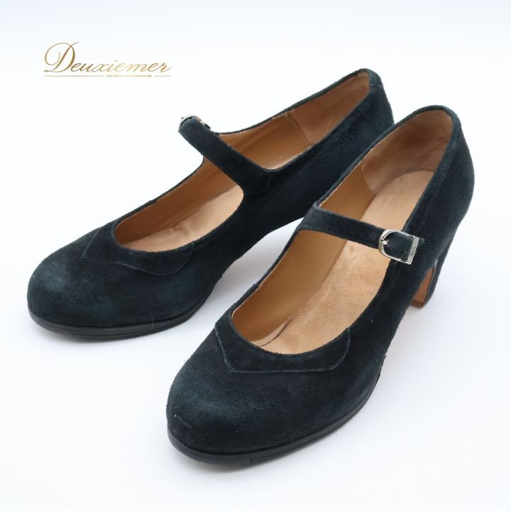 黒 スエード フラメンコシューズ オスーナ フラメンコシューズ 36 楽天