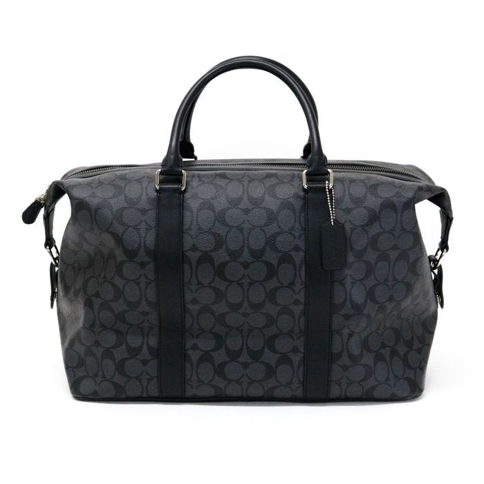 コーチ COACH ボイジャー ボストンバッグ PVC / レザー シグネチャー