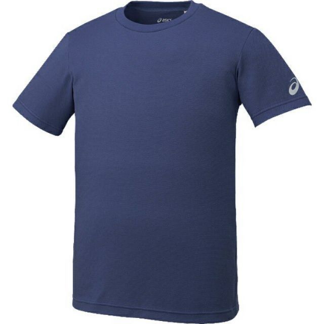 asics アシックス SS TOP ネイビー 120 XA6188 50 | スポーツ メンズ キッズ 子供 120センチ 服 衣類 衣料品ウェア ウエア フィットネスウェア トップス シャツ Tシャツ 半袖 UVケア ショートスリーブト