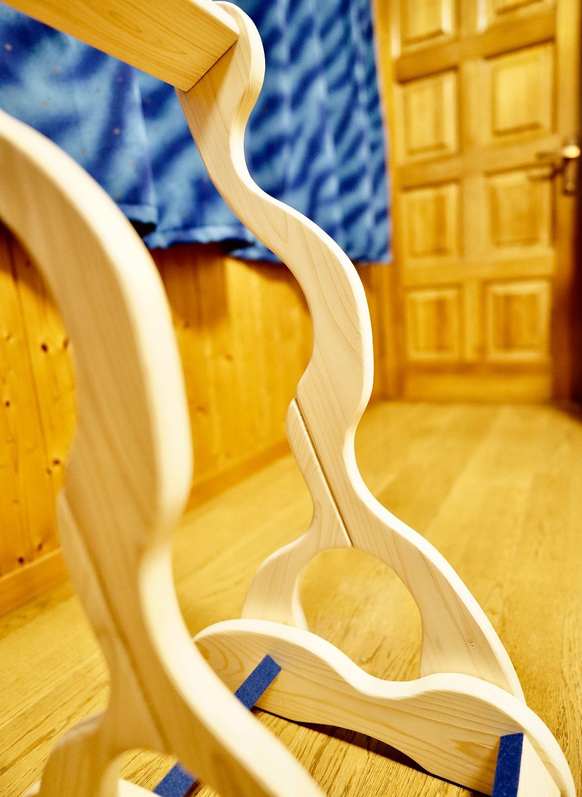 木製ギタースタンド 無塗装