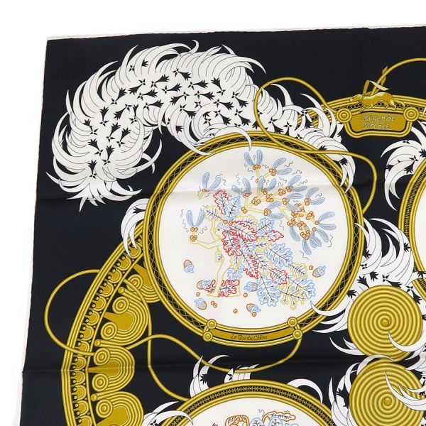 HERMES エルメススカーフ カレ90 【シャンピニオン】【キノコ】 HERMES