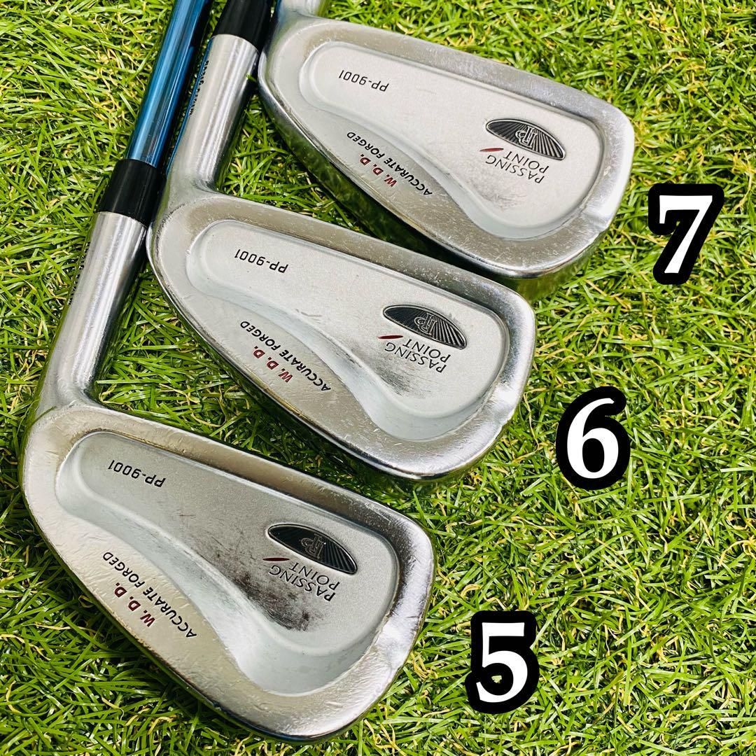 三浦技研 PP-9001 メンズアイアンセット 8本 NS PRO R スポーツ