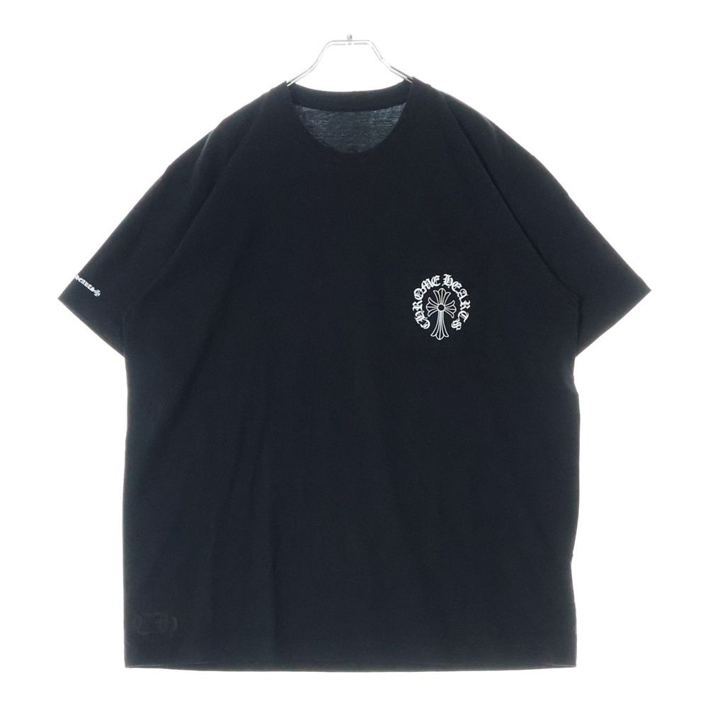 Chrome Hearts クロムハーツ Tシャツ CH Horseshoe Tee Black クロムハーツ グラデーションホースシューTシャツ（SHENGLI ROAD