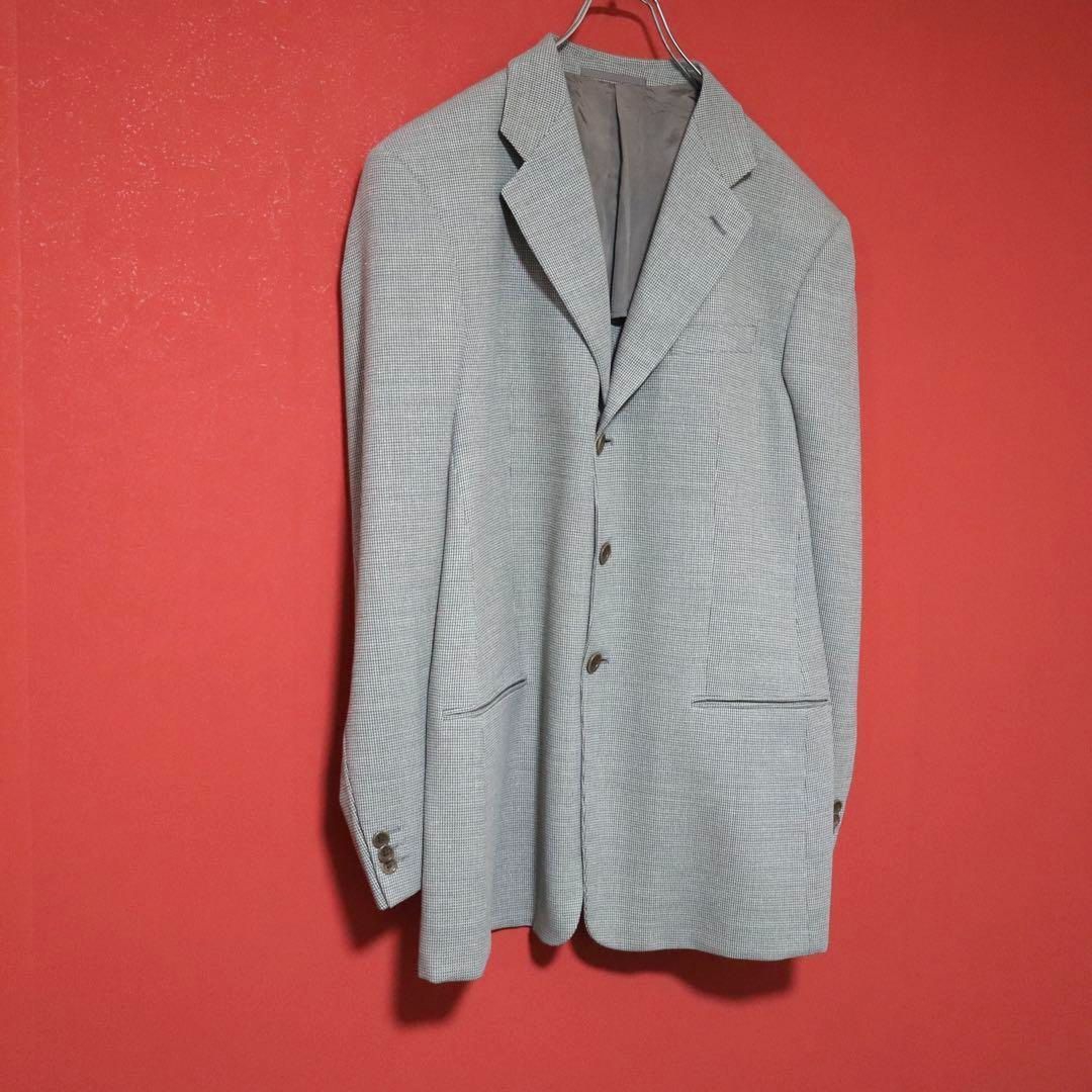 ARMANI COLLEZIONI テーラドジャケット　シルクウール　美品38 最高級】ARMANI COLLEZIONI シルク混 テーラードジャケット
