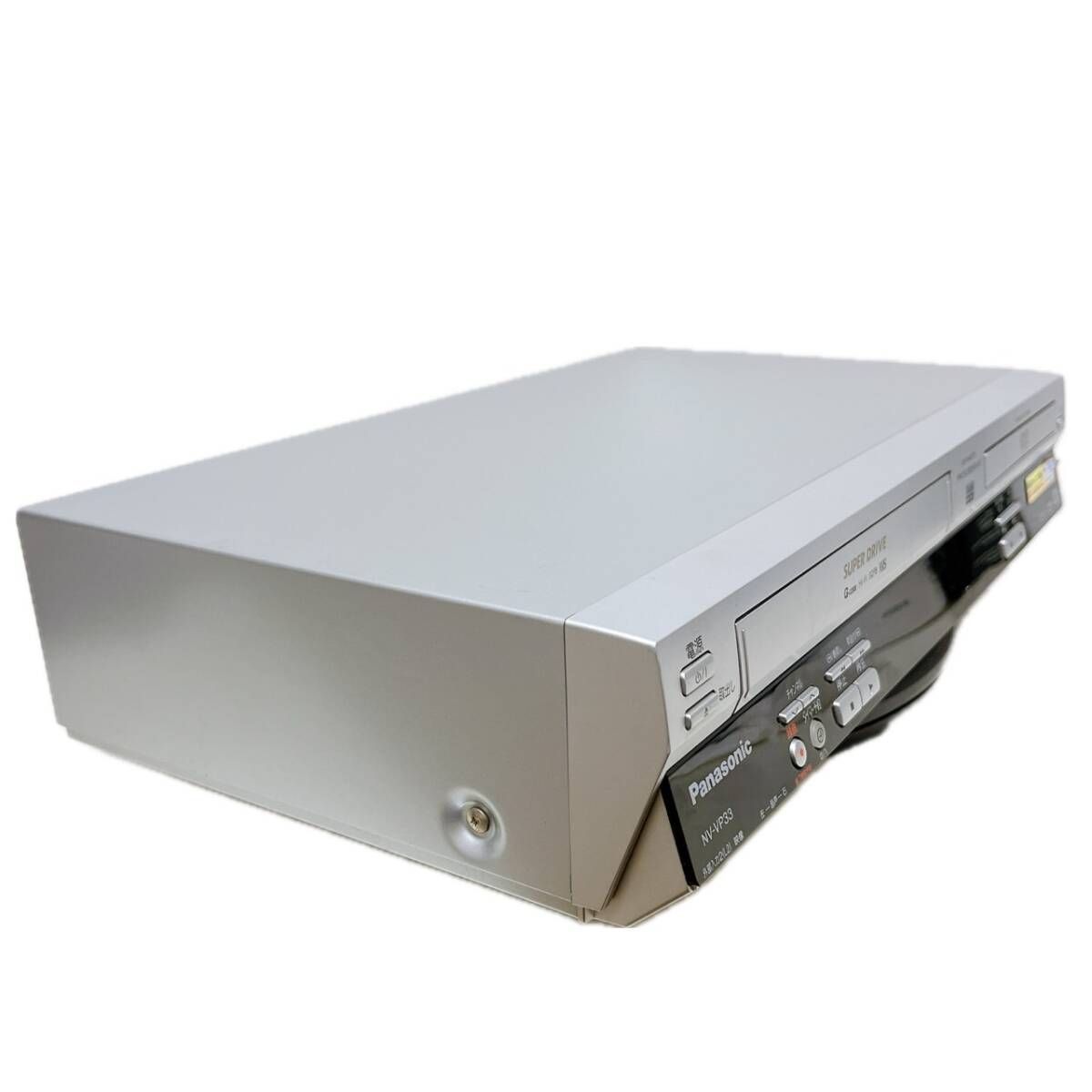 整備品】 Panasonic ビデオ一体型DVDプレーヤー NV-VP33-S リモコン付 