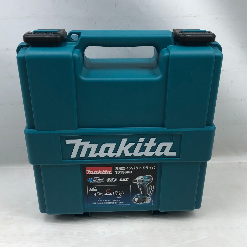 MAKITA マキタ 締め付け工具 インパクトドライバ S 充電器 充電池1個 ケース付 TD156DB ブルー