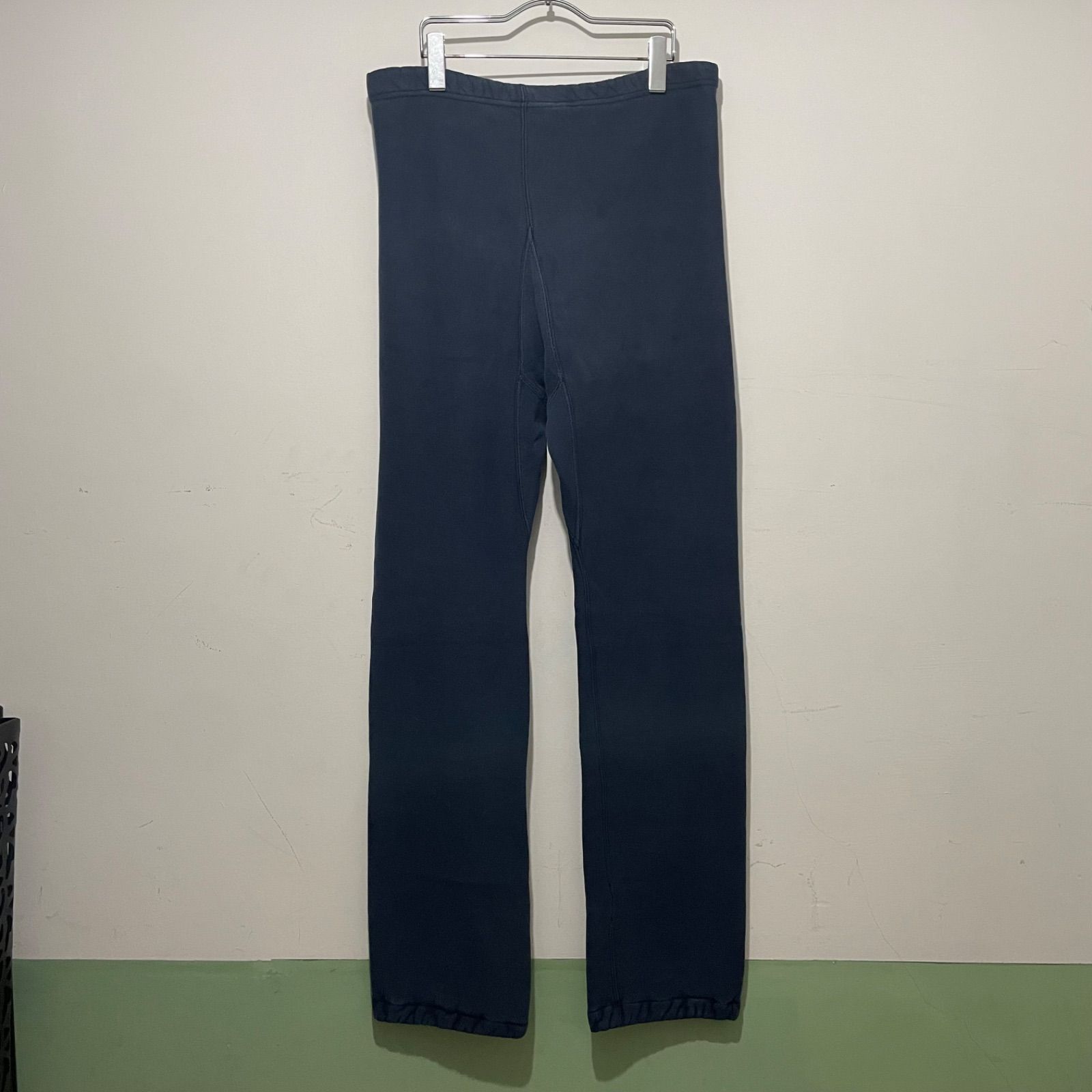 80s CHAMPION LANDS END  REVERSE WEAVE SWEAT PANTS NAVY RW-21A-001