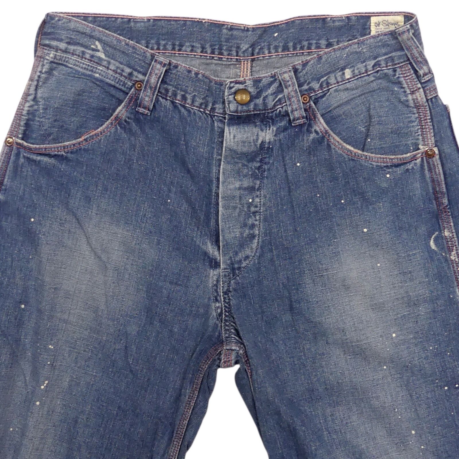 【極美品】orSlow オアスロウ 日本製 ペインター デニム パンツ 2 予約商品(お届け予定 8月頃以降) orSlow オアスロウ ペインター