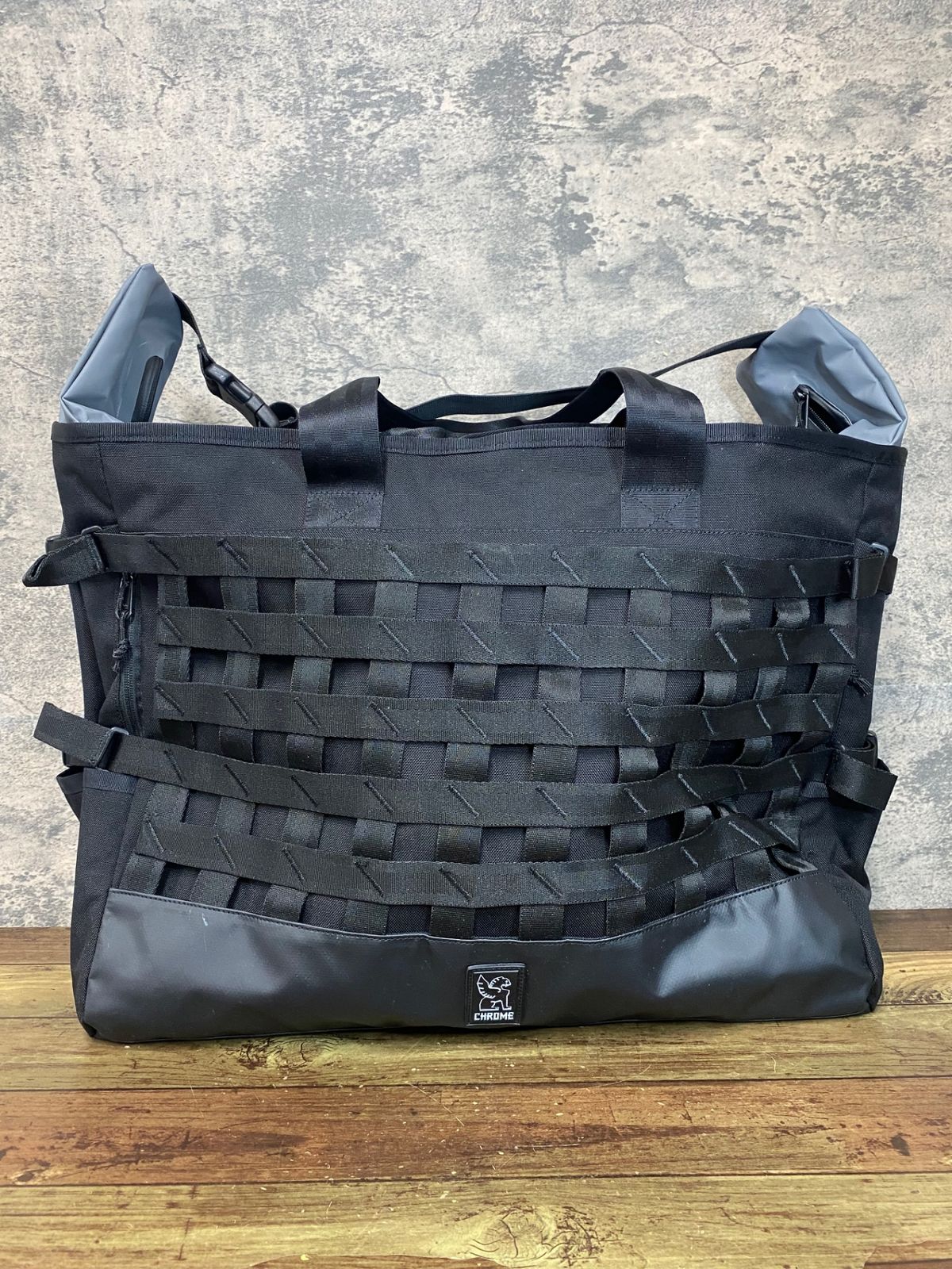 JG494 クローム CHROME Barrage Duffle トートバッグ 黒