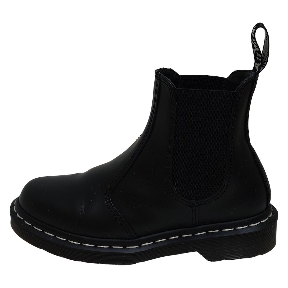 Dr.Martens ドクターマーチン ショートブーツ 37 レディース - 黒 サイドゴア レザー