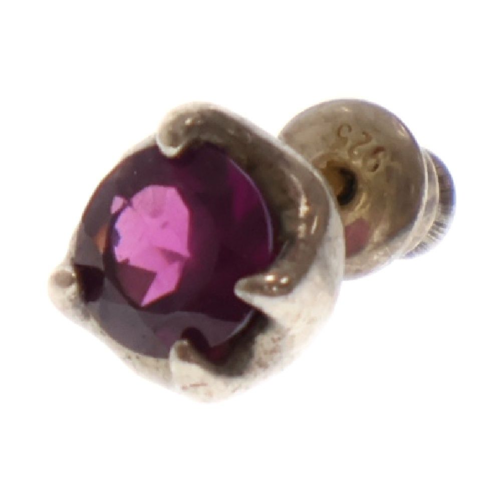 Bloody Mary (ブラッディマリー) ナットピアス ガーネット シルバー