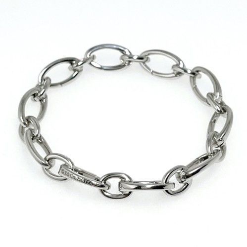 Tiffany&Co. ティファニー オーバルリンク チェーン ブレスレット  