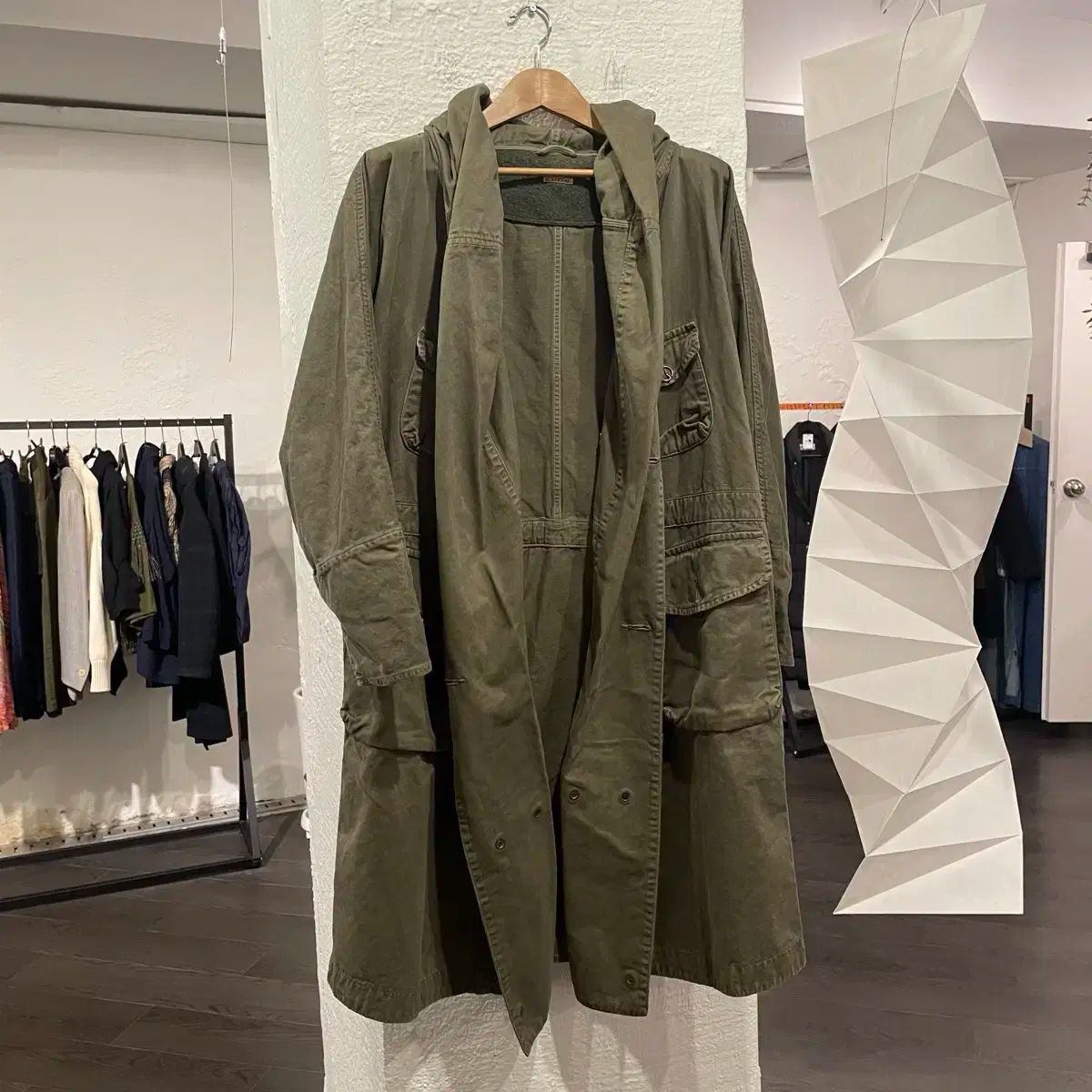 美品】KAPITAL エジプシャンツイル ノーカラースモックコート KAPITAL