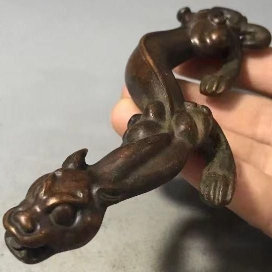 銅 細工 山海経神竜 茶道具 装飾品 工芸品 置物 銅 細工 山海経神竜 茶道具 装飾品 工芸品 置物 銅 細工 山海経