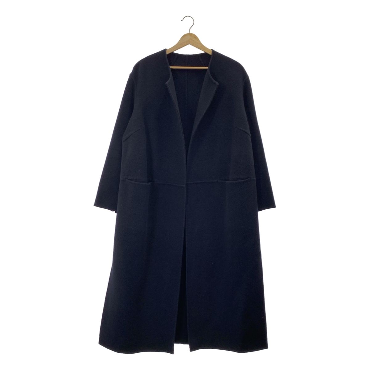 美品ドゥーズィエムクラス☆victorianリバーロングノーカラーコート38 Deuxieme Classe（ドゥーズィエムクラス）の「《予約》追加 victorian