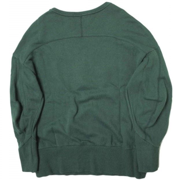 CEaRET シーレット 22AW 日本製 Remake Logo Sweat リメイクロゴスウェット 223035 2 ダークグリーン トレーナー プルオーバー トップス【中古】【CEaRET】 CEaRET シーレット 22AW 日本製 Remake Logo Sweat リメイクロゴ