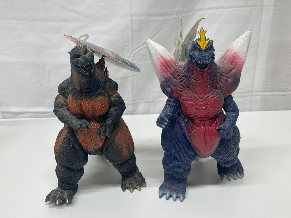 BANDAI バンダイ スペースゴジラ破壊王 バーニングゴジラ怪獣王 2体セット売り フィギュア