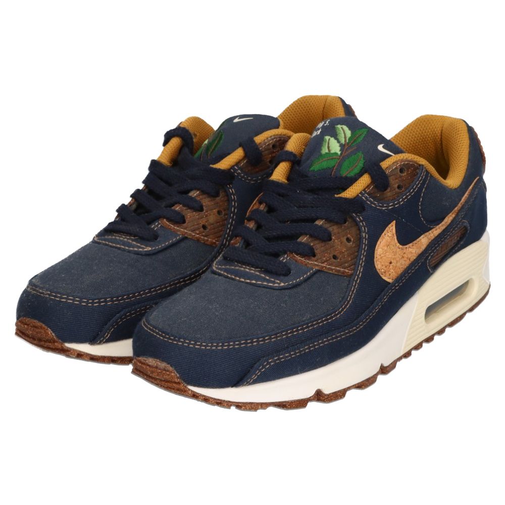 NIKE (ナイキ) AIR MAX 90 SE CORK OBSIDIAN エアマックス90 SE コルク オブシディアン ローカットスニーカー  インディゴ US8.5/26.5cm DD0385-400 - メルカリ