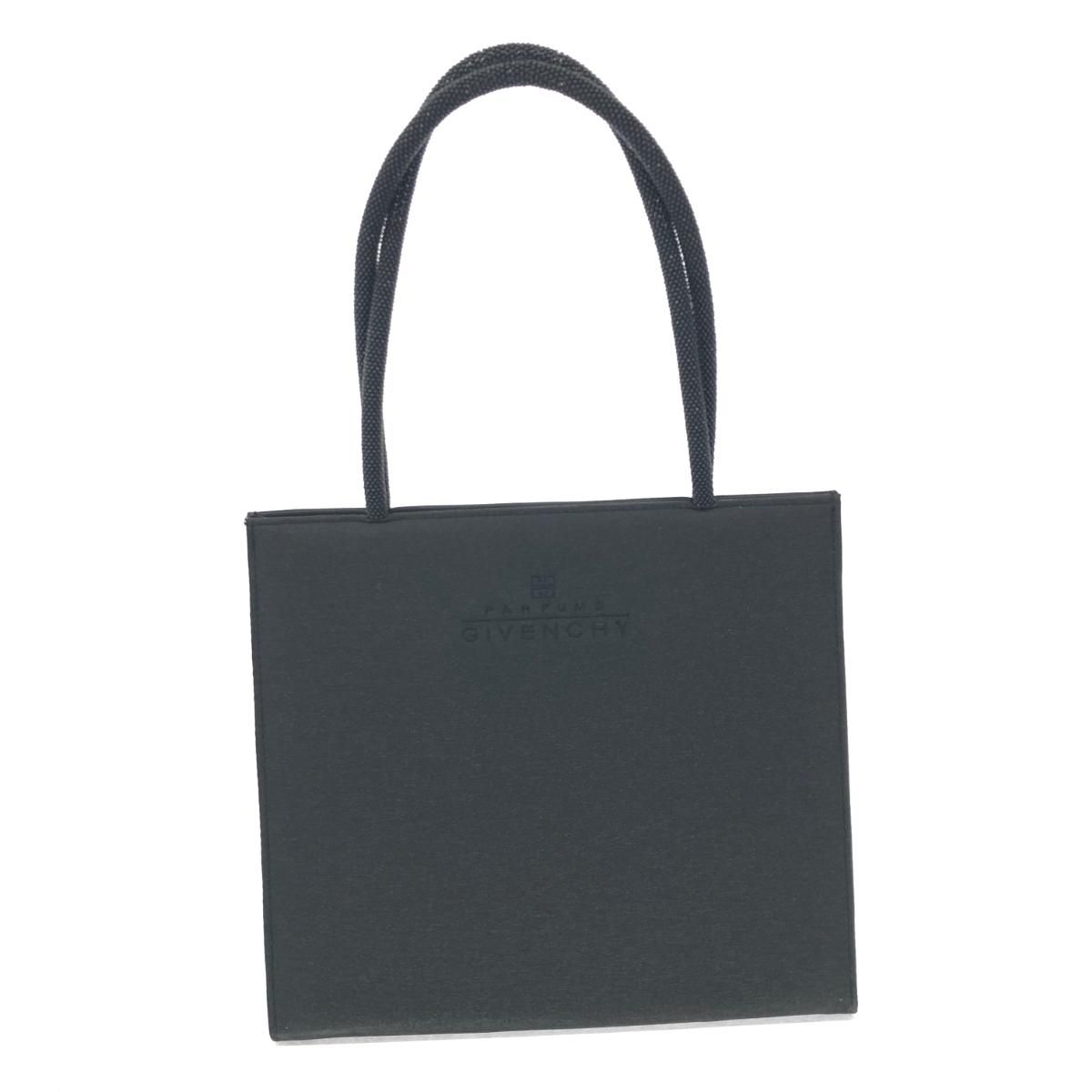 GIVENCHY ジバンシィ トートバッグ ブラック ナイロン×メタリック