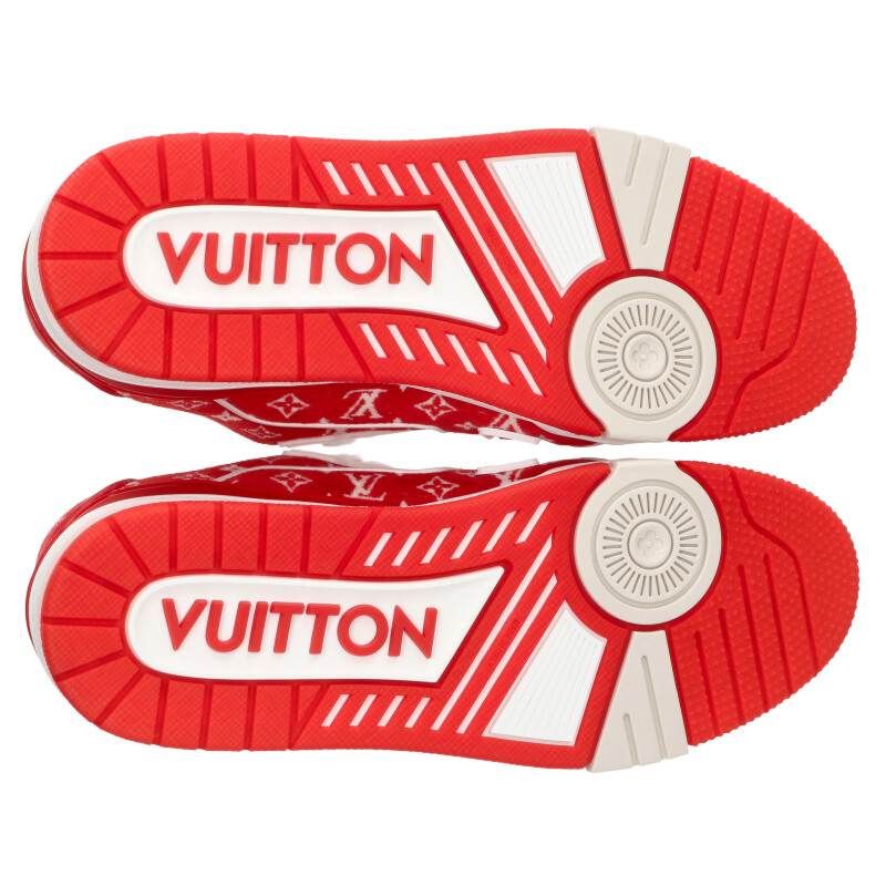 LOUIS VUITTON ブラウン スエード モカシン Louis Vuitton trainer 女性のロートップファッショナブルな