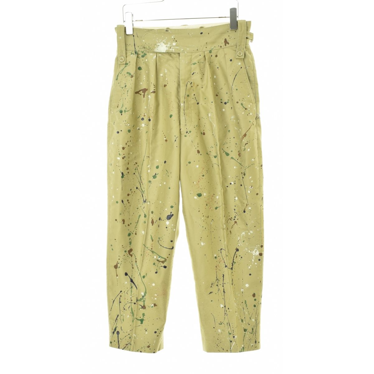 NEAT ニート ベルトレス ペイント ギザモールスキン パンツ 美品 NEAT｜GIZA MOLESKIN｜BELTLESS - BEIGE（A-Paint）｜PRODUCT