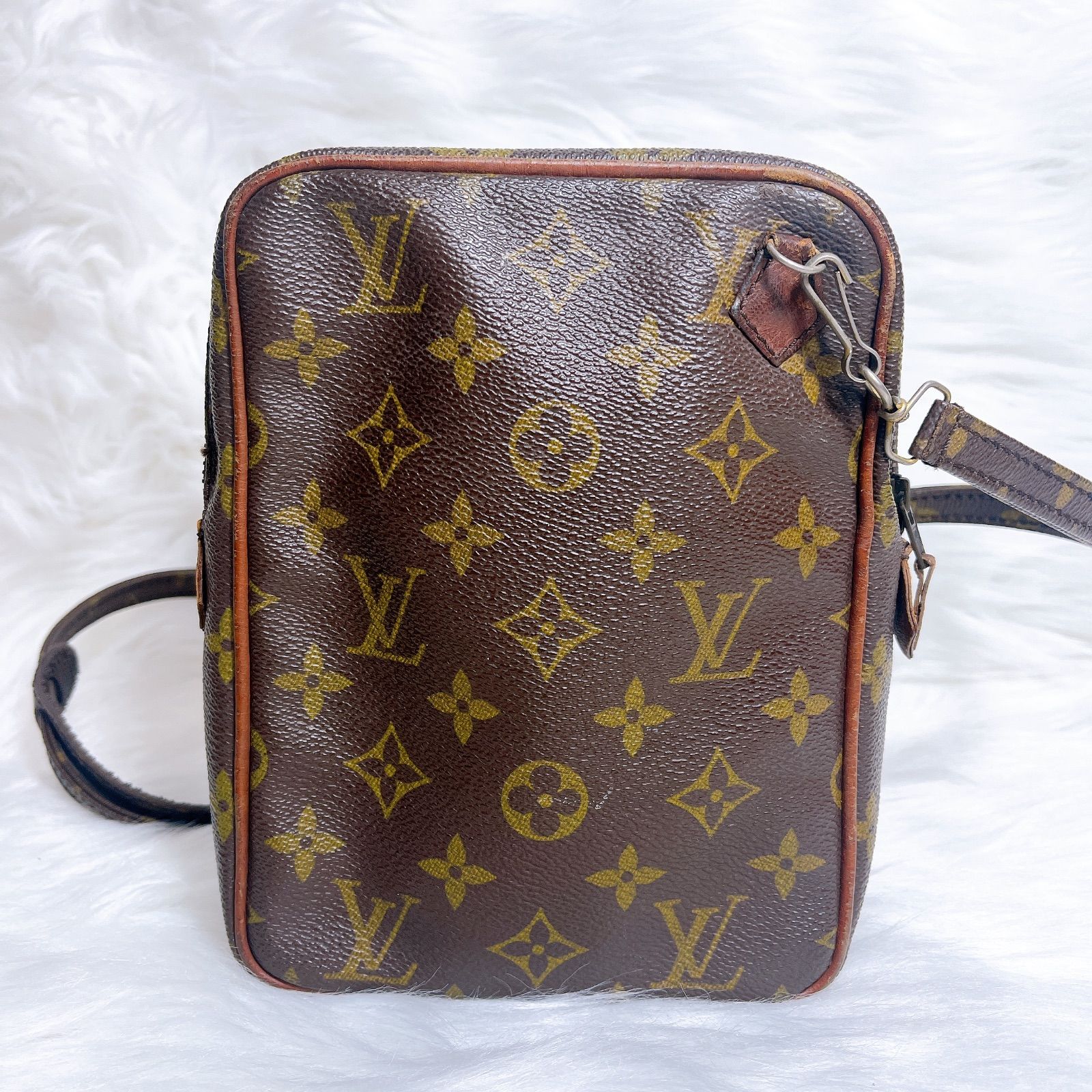 ルイヴィトン ショルダーバッグ 旧ダヌーブ モノグラム ロゴ ヴィンテージ