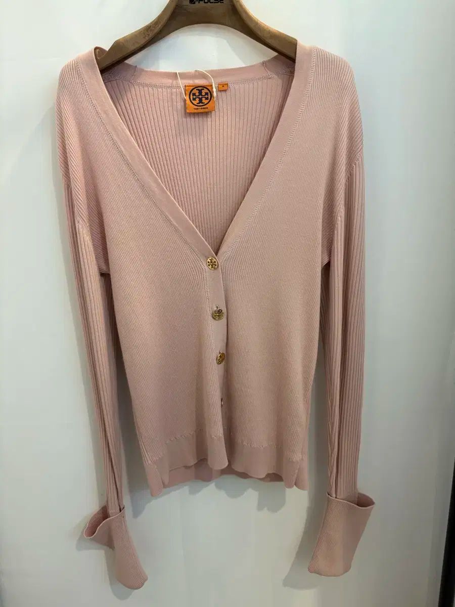 Tory Burch トリーバーチ ピンク カーディガン M