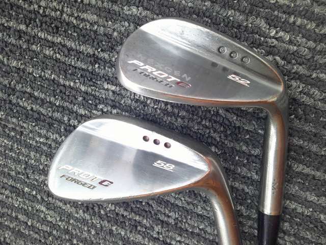 中古 ウェッジ ゴルフパートナー NEXGEN FORGED PROTO-C/DG TOUR ISSUE ONYX BLACK/S200/52.58[6509]博多