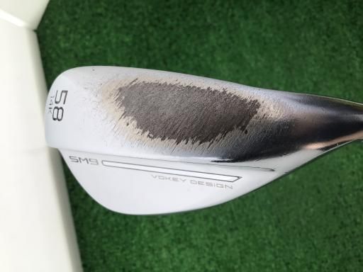 タイトリスト VOKEY SPIN MILLED SM 9 ツアークロム 58° 14° K ウェッジ WG Dynamic G フレックスS メンズ 男性用 右利き 右用 Dランク ゴルフクラブ