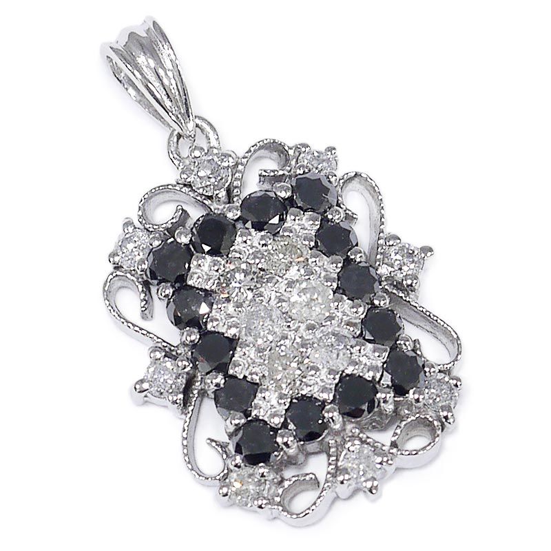 ★*☆様 ブラックダイヤ　K18WG ブラック ダイヤモンド 1.00ct K18WG ダイヤ 指輪 リング 男女兼用