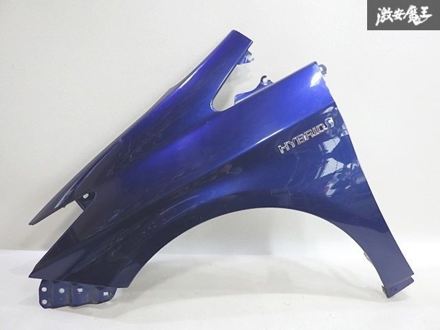 凹み無し トヨタ 純正 ZVW30 プリウス フロント フェンダー 紺色メタリック系 左側 左 助手席側 即納