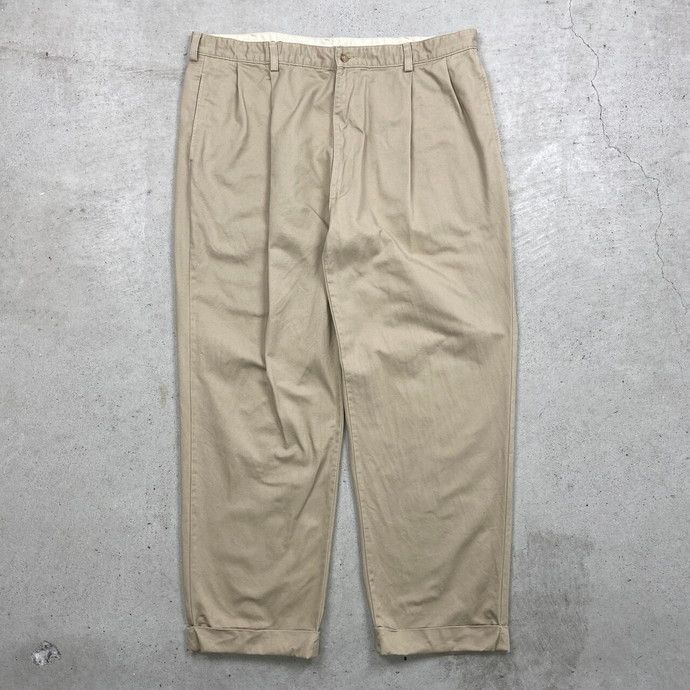 90年代 USA製 Polo Ralph Lauren ポロラルフローレン ワイドチノパンツ