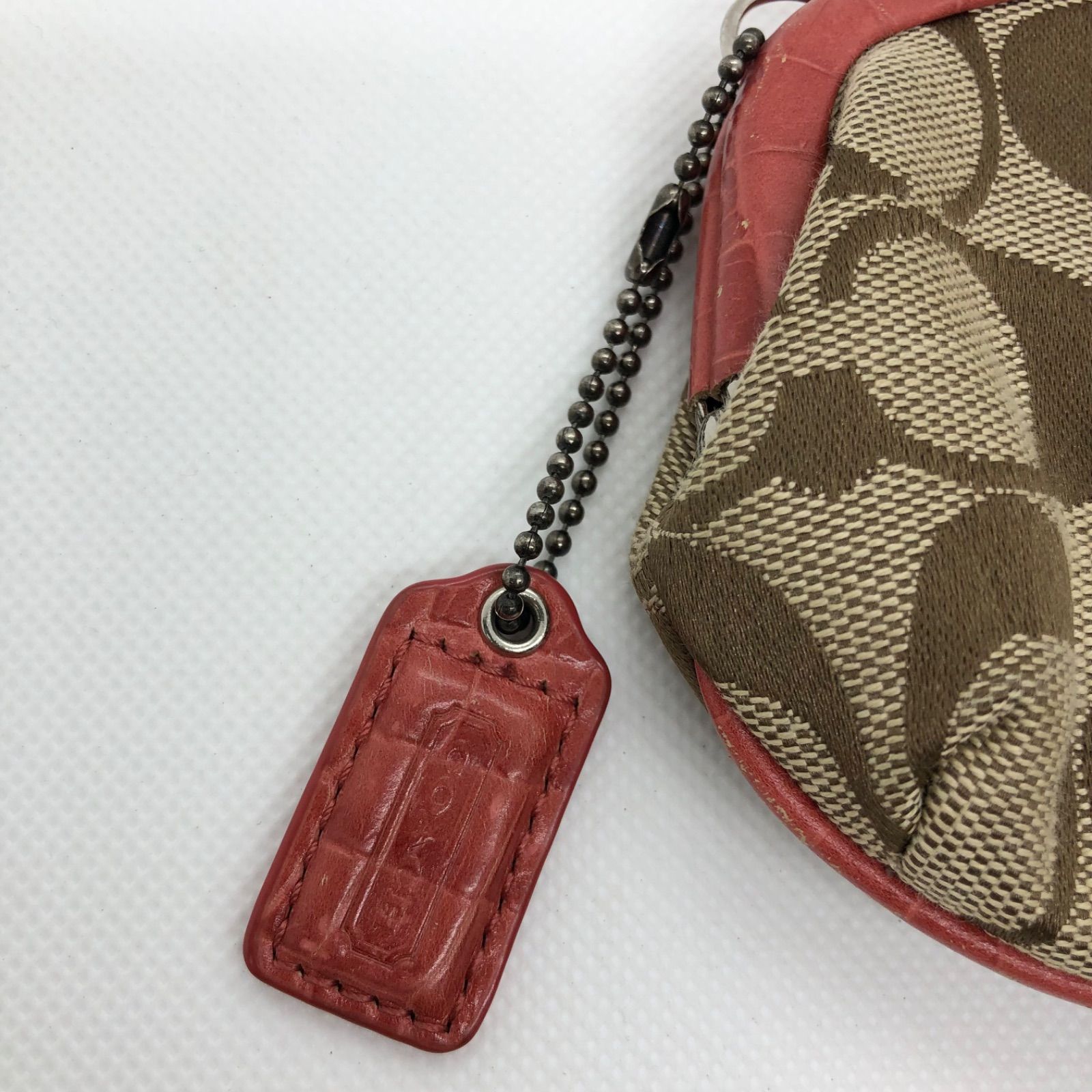 COACH コーチ コインケース 小銭入れ がま口 シグネチャー
