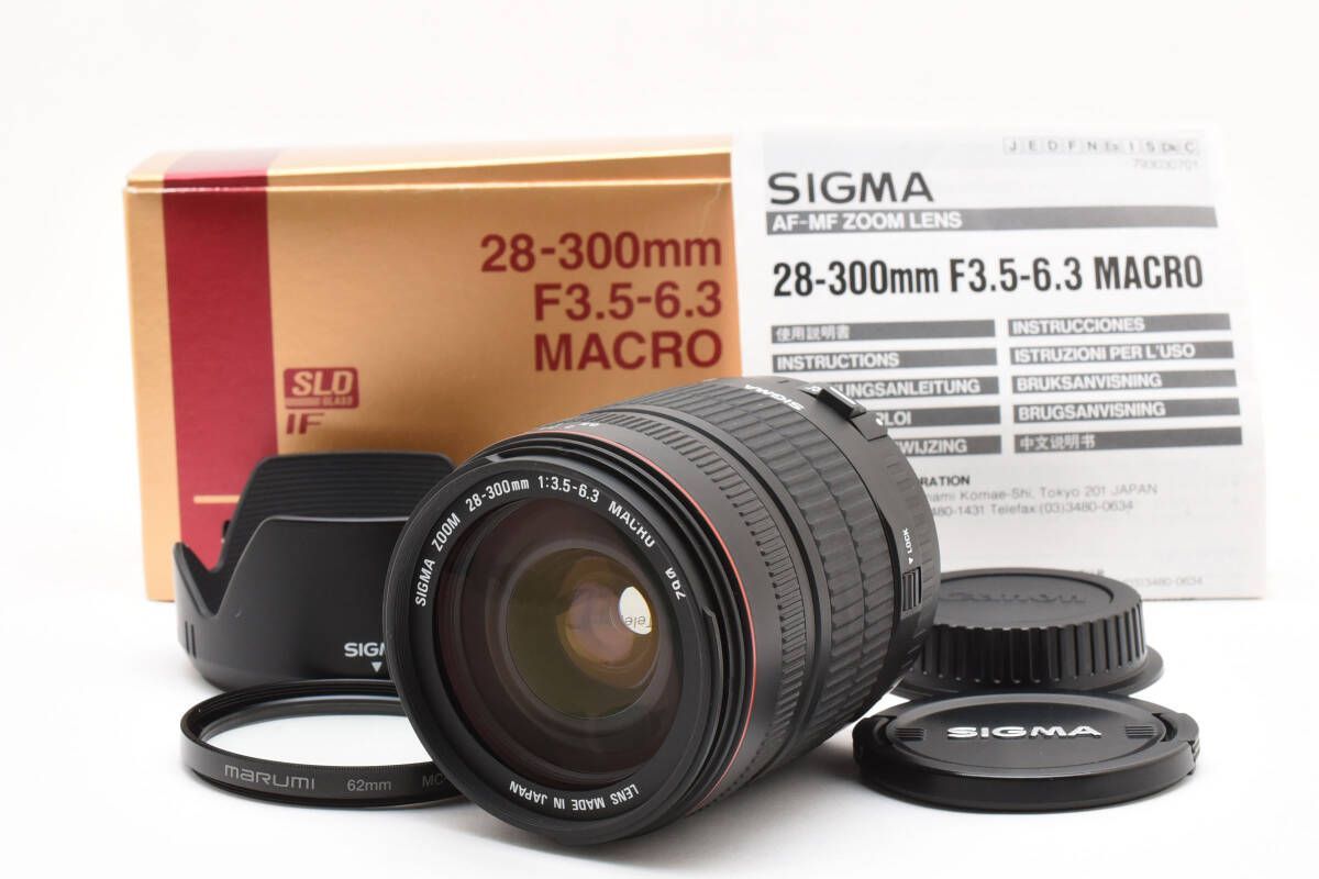 上品 シグマ SIGMA 28-300mm F3.5-6.3 MACRO キヤノン用 CANON T5＃3895