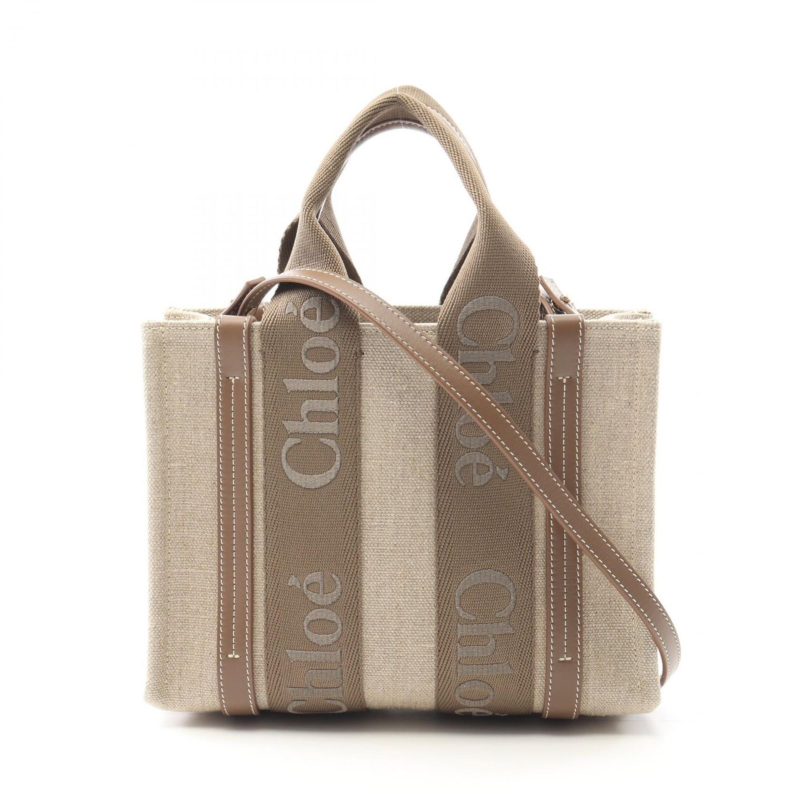 Chloé カーキ レザー ハンドバッグ 正規品 クロエ レザー ハンドバッグ