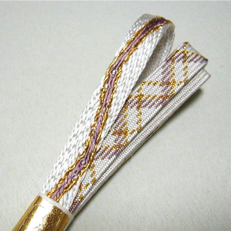 帯締め 正絹 五嶋紐 帯締め ロングサイズ 日本製 平組 長尺 LL 無形