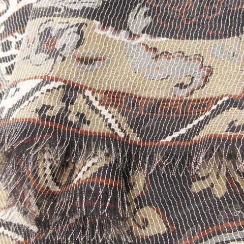 エトロ ETRO ストール 2点 セット マフラー 長方形 シルク 絹 透け感