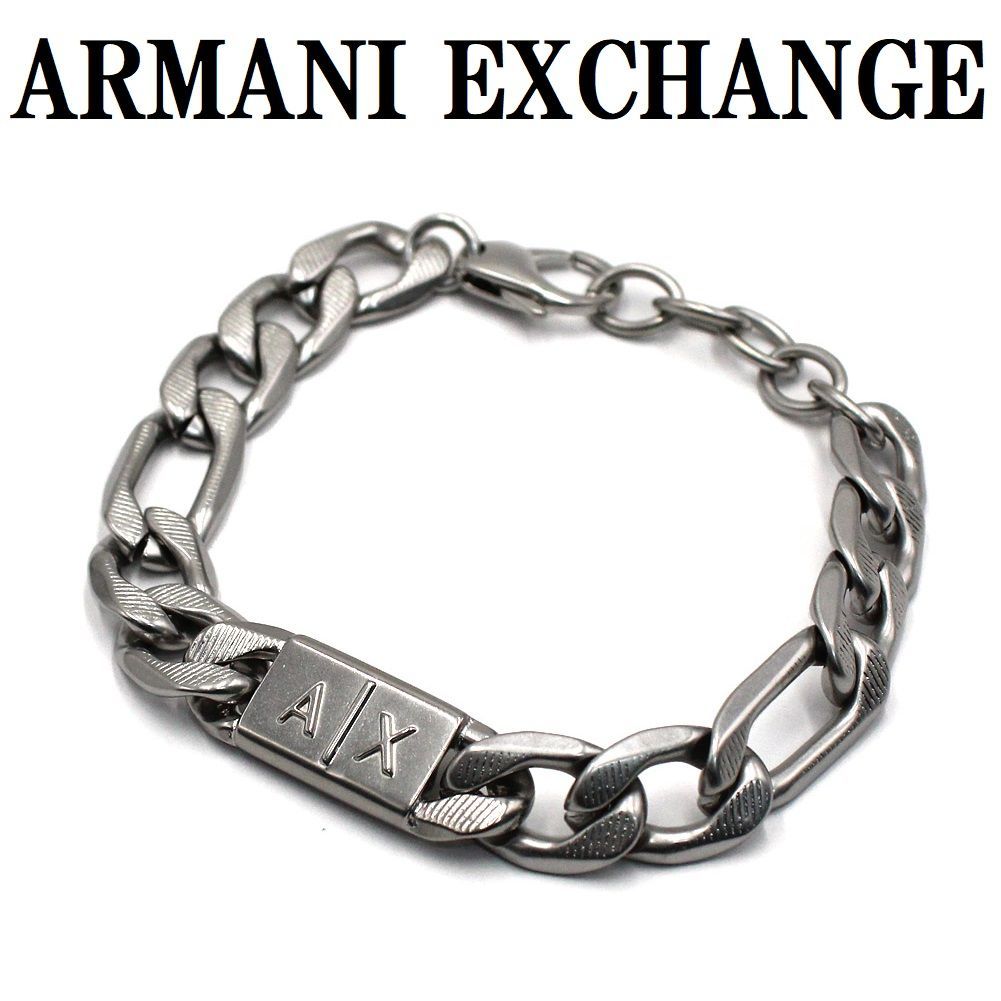 アルマーニ エクスチェンジ ARMANI EXCHANGE AXG0077040 ブレスレット アクセサリー ブレス 腕輪 おしゃれ メンズ シルバー