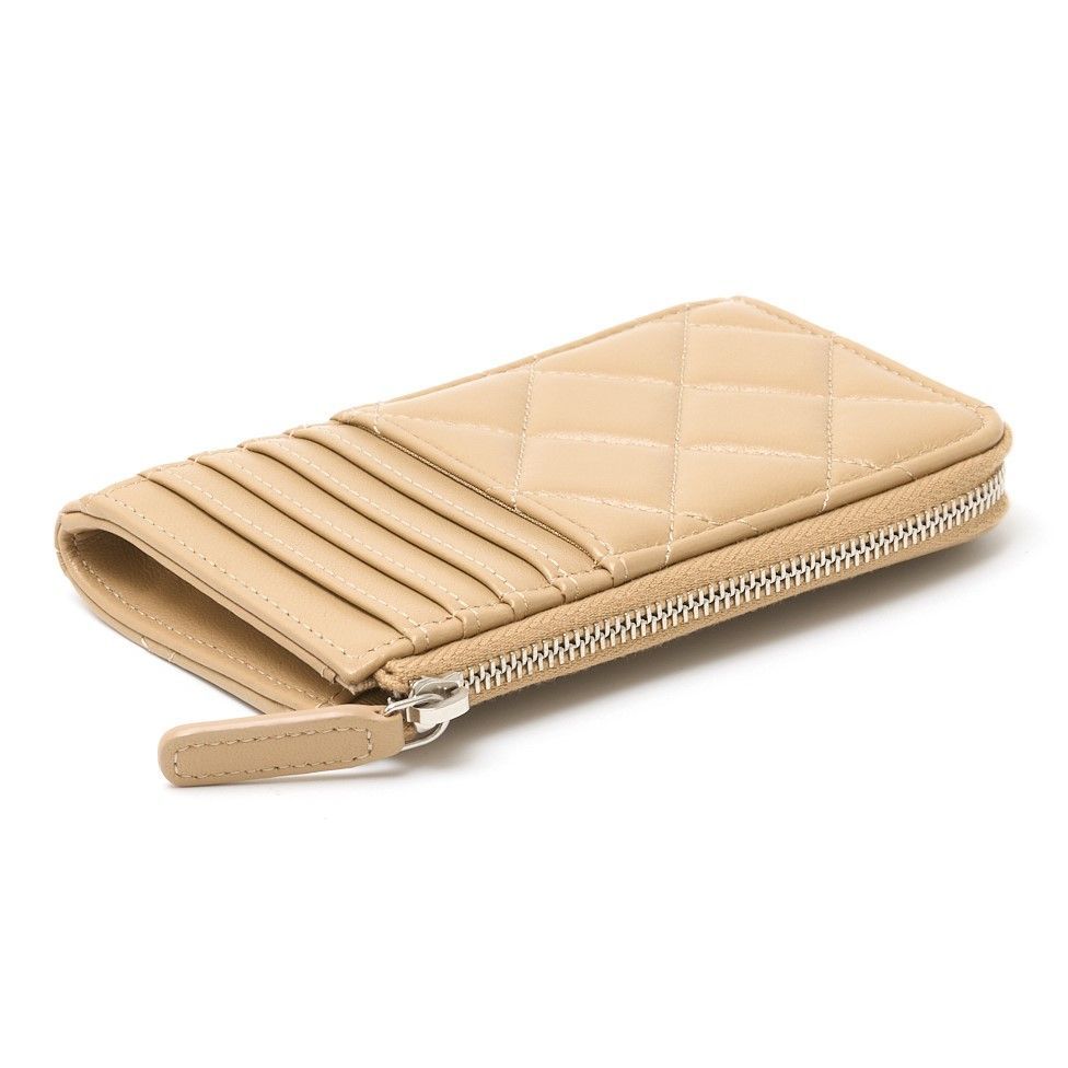 CHANEL シャネル ジップ カードケース ランダム番 コンパクト