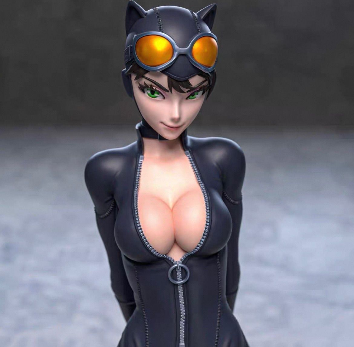 1/8 ガレージキット フィギュア 未塗装 キャットウーマン 24cm