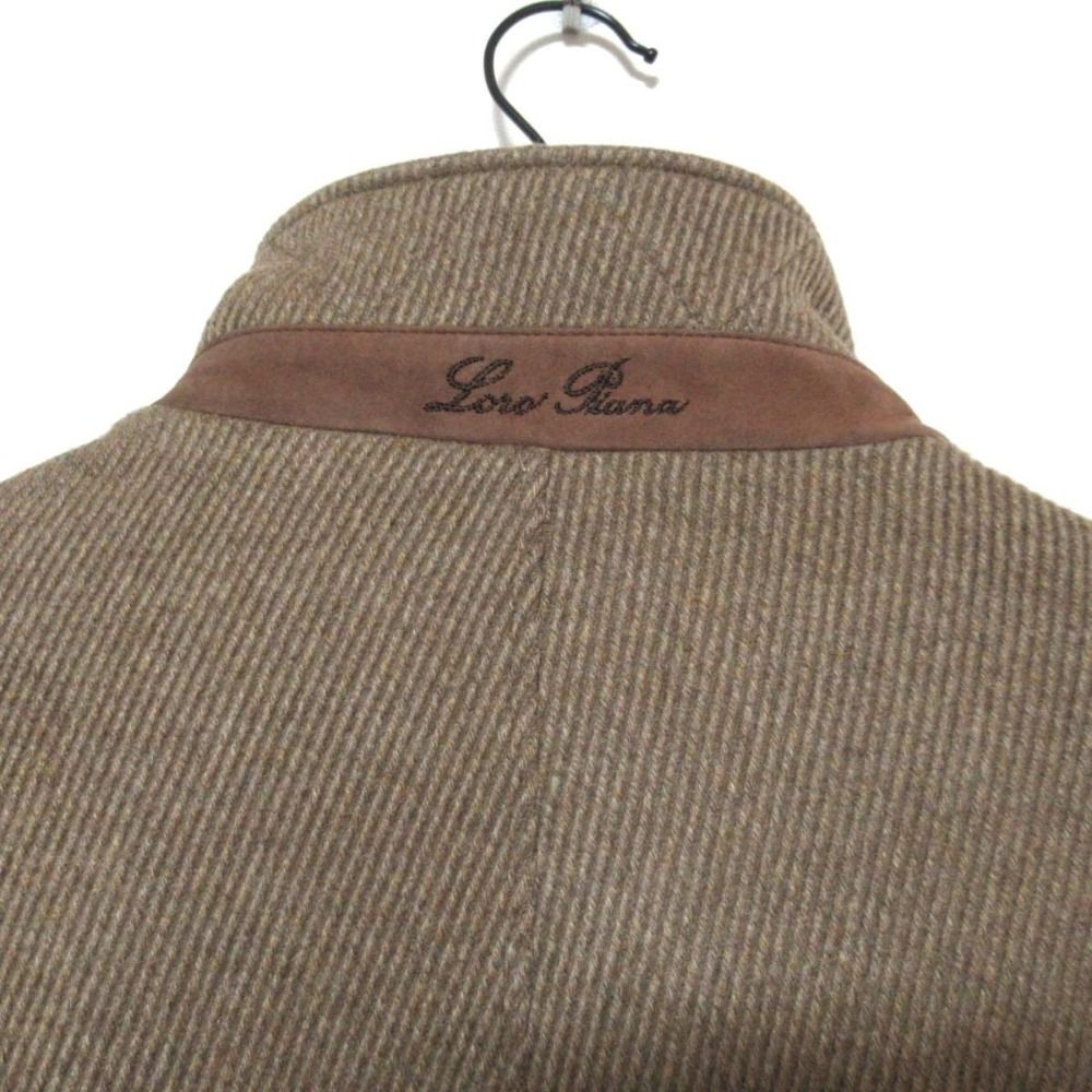 美品 ロロピアーナ Loro Piana カシミヤ100% 切替 ケーブルニット